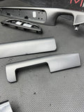 01-06 BMW E46 M3 Convertible Interior Armrests Trim Set Titan Shadow Grey