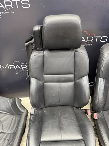 MBMW E64 M6 08-10 CONVERTIBLE FRONT REAR LEATHER SPORT SEAT BLACK DOOR CARDS