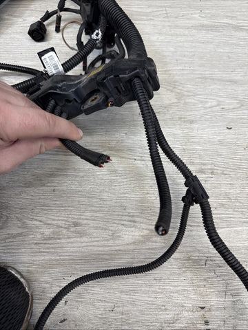 14-19 BMW F85 F86 X5M X6M S63 Engine Motor Front Right Wire Harness Loom *CUT