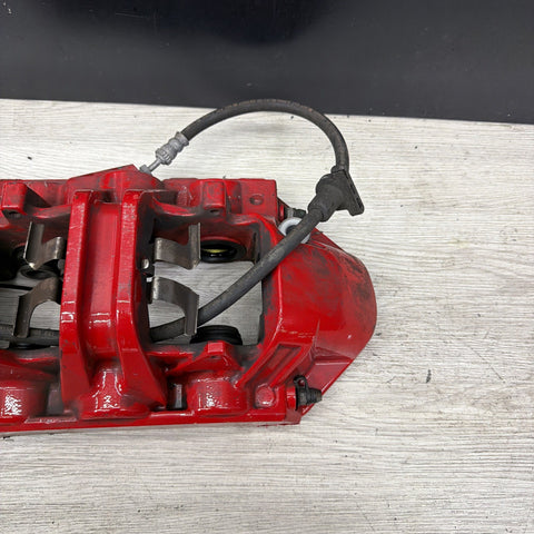 21-25 OEM BMW G80 G82 M3 M4 Front Passenger Side Brake Caliper Brembo Red