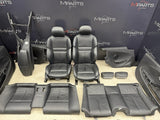 06-10 BMW E63 M6 Coupe Seats & Panels Leather Merino Seats Set Black 53k Miles
