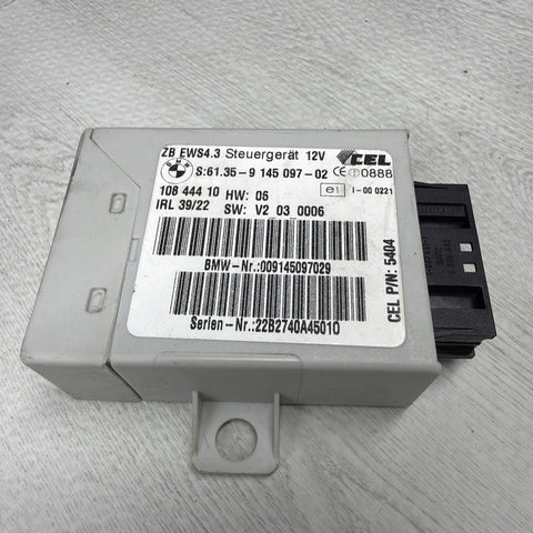 EWS Theft-locking Immobilizer Module 9145097 01-06 BMW E46 M3