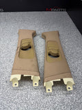 99-06 BMW E46 Sedan Passenger Right Driver Left B pillar Set Pair Trim Frame OEM