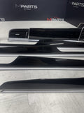 Porsche Macan 2018 BLACK PIANO Dash Dashboard Door Molding Panel Trim Set