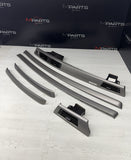 09-13 OEM BMW E92 E93 335is Dash Glacier Silver Aluminum Interior Trim Set