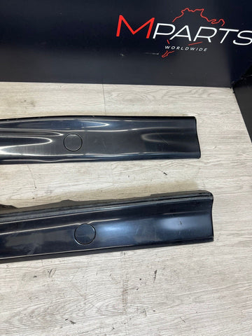 94-99 BMW E36 M3 COUPE SIDE SKIRTS ROCKER PANELS MOLDINGS COSMOS BLACK