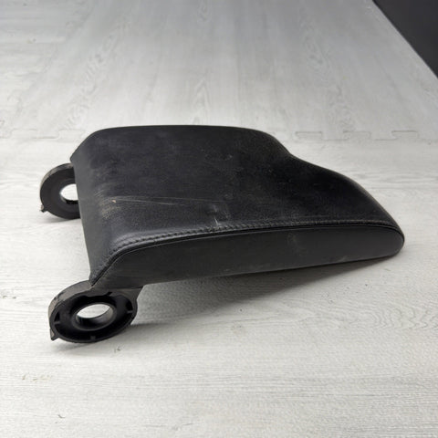 01-06 BMW E46 M3 Center Console Armrest Arm Rest Black Leather *Notes*