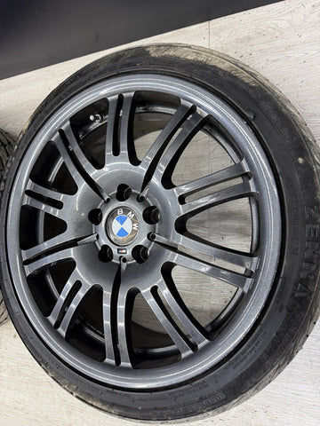 OEM BMW 01-06 E46 M3 19” Style 67 Wheels Rims Staggered Set