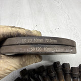 10MM Spacers Bolts PAIR 5x120 BMW E & F SERIES