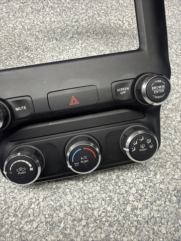 19-23 Dodge Charger Ram 1500 Ac Heater Climate Control Temperature Bezel Trim