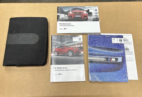 OEM BMW 10-14 E70 X5M OWNERS MANUAL BOOK BOOKS BOOKLETS POUCH