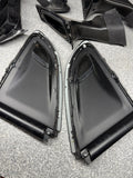 OEM Porsche 718 Cayman 982 GT4RS Weissach Carbon Air Intake Trims Set 982853990