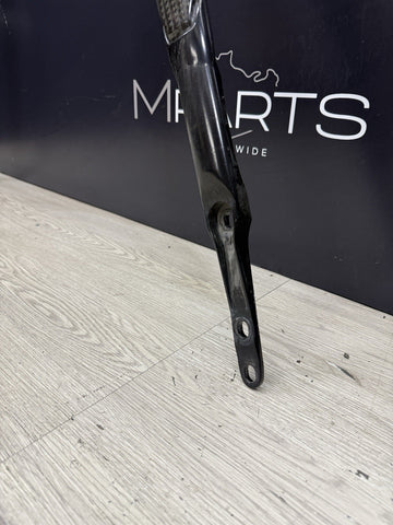 15-20 BMW F80 F82 F83 M3 M4 Carbon Fiber Strut Brace Bar OEM *Broken Tabs*