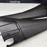 BMW 01-06 E46 325 330 M3 OEM Convertible Rear Top Lateral Trims Panels Black