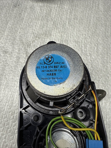 01-06 BMW E46 M3 HAES FRONT MID RANGE TWEETER SPEAKERS 65138374697