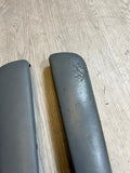 BMW E46 325 330 M3 Front Door Upper Armrest Pads Dove Grey Gray
