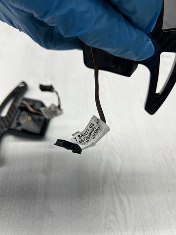 08-14 BMW E90 E92 E93 M3 X5M X6M DCT Steering Wheel Paddle Shifters Carbon Fiber