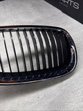 08-13 BMW E90 E92 E93 M3 Front Kidney Grille Right Chrome / Black Fins OEM