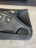 01-06 BMW E46 M3 DRIVER LEFT SIDE DOOR PANEL CARD BLACK OEM