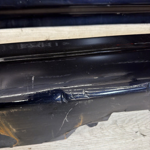 01-06 BMW E46 M3 Rocker Panel Side Skirts OEM Carbon Black *Notes*