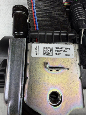 BMW G82 M4 21-25 Coupe Front Right Side Seat Belt Assembly 72118097752 OEM