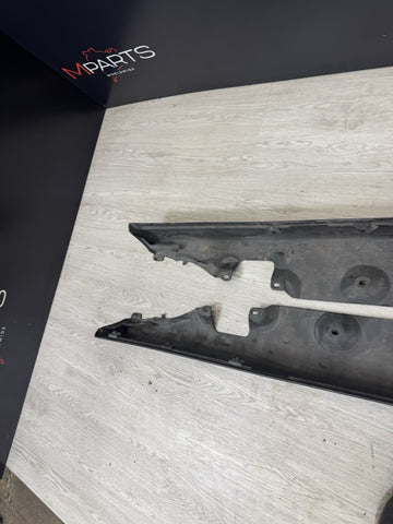 01-06 BMW E46 M3 Rocker Panel Side Skirts OEM Carbon Black *Notes*