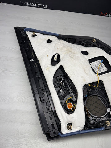 BMW 21-26 G80 M3 Sedan Rear Left Driver Side Door Panel Fjords Blue