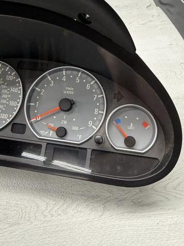 2001-2006 BMW E46 M3 Instrument Cluster Speedometer Spedometer SMG