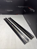 96-99 BMW E36 M3 Coupe Door Sills Trims Pair Black OEM