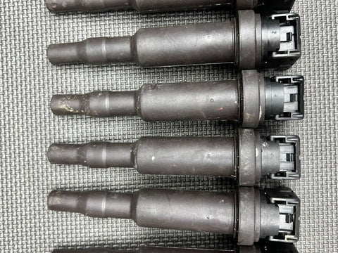 OEM BMW F01 F10 M5 F06 F13 M6 Engine N63 S63 Spark Plug Ignition Coils SET (8)