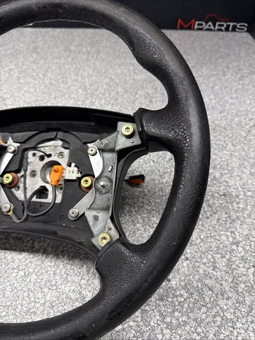 95-99 BMW E36 M3 Steering Wheel Black 4 Spoke