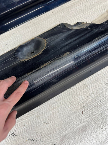 01-06 BMW E46 M3 Rocker Panel Side Skirts OEM Carbon Black