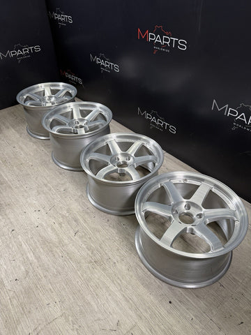 Volk Racing TE37 18” Wheels Rims 18x19.5 ET22 18x11 ET37 5x120 BMW E9X F8X M3
