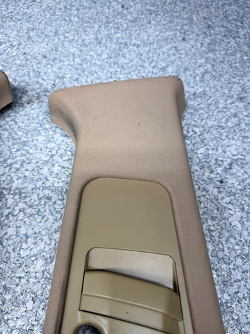 99-06 BMW E46 Sedan Passenger Right Driver Left B pillar Set Pair Trim Frame OEM