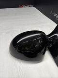 01-06 BMW E46 M3 Side View Door Mirrors Pair Jet Black *Notes*