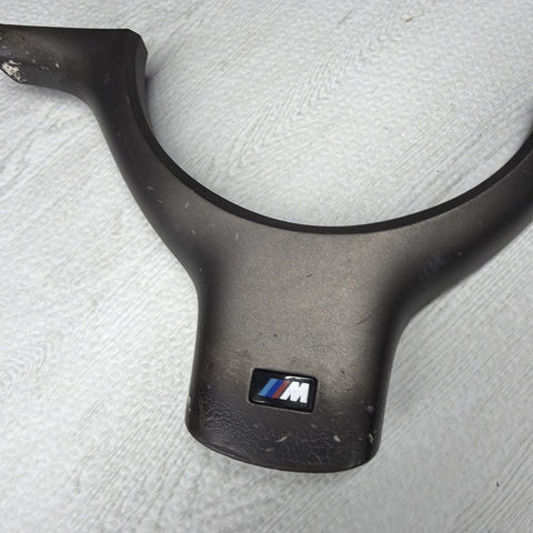 OEM 01-06 BMW E46 M3 Lower Steering Wheel Trim Cover Plate Titan Shadow Grey