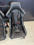 BMW E46 M3 01-06 Sick Speed GAIJIN V2 Bucket Racing Seat w/ Bracket + Harness