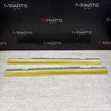 01-06 BMW E46 M3 Rocker Panel Side Skirts OEM Phoenix Yellow  *Notes*