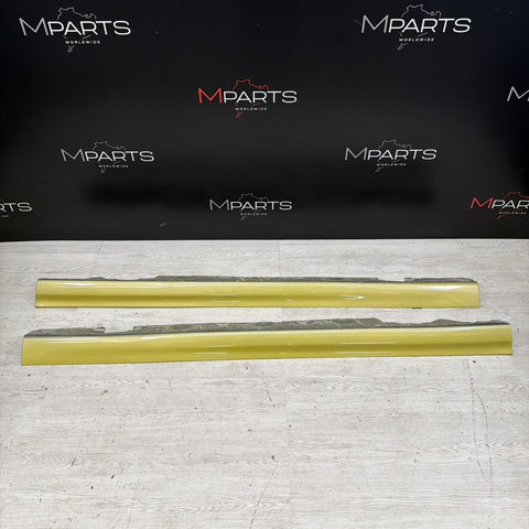 01-06 BMW E46 M3 Rocker Panel Side Skirts OEM Phoenix Yellow  *Notes*