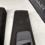 GENUINE BMW E46 B Pillar Trims Column Cover Pillars Pair Black *Peeling*