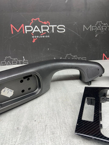 01-06 BMW E46 M3 Convertible Interior Armrests Trim Set Titan Shadow Grey