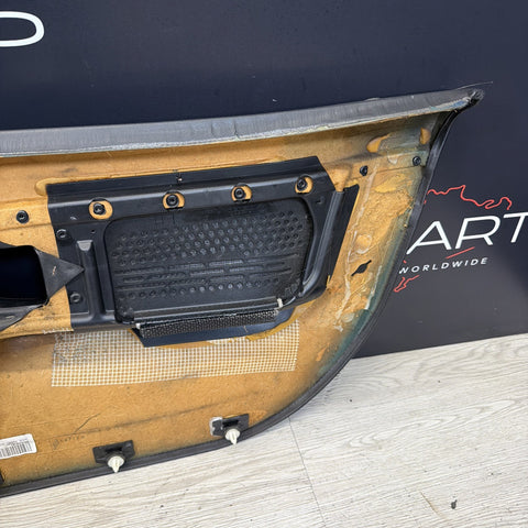 96-02 BMW Z3M Front Left Driver Door Card Panel Cover Trim Leather Black