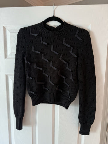 Salvatore Ferragamo Black Size XS Wool Sweater