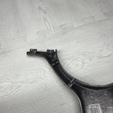 OEM 01-06 BMW E46 M3 Lower Steering Wheel Trim Cover Plate Wrapped Grey