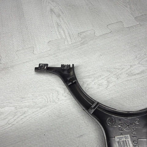 OEM 01-06 BMW E46 M3 Lower Steering Wheel Trim Cover Plate Wrapped Grey