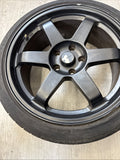 (1) 18x8 +35 Avid 1 AV-06 5x114.3 Matte Black Rim Wheel