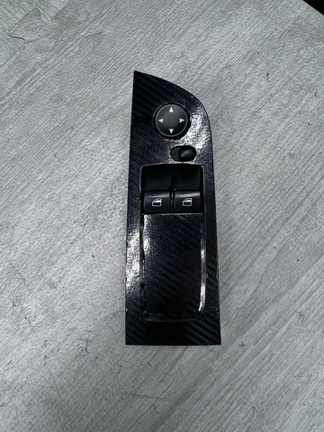 E92 BMW 328i 335i M3 COUPE MASTER WINDOW SWITCH POWER FOLDING CARBON WRAP