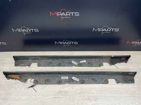 01-06 BMW E46 M3 Rocker Panel Side Skirts OEM Silver Grey + Underbody Glow Light