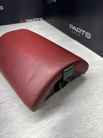 BMW E46 M3 01-06 Rear Seat Back Cushion Imola Red Leather Backrest Convertible