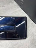 BMW E46 M3 01-06 Front License Plate Base 51112694726 2694726 Carbon Black OEM